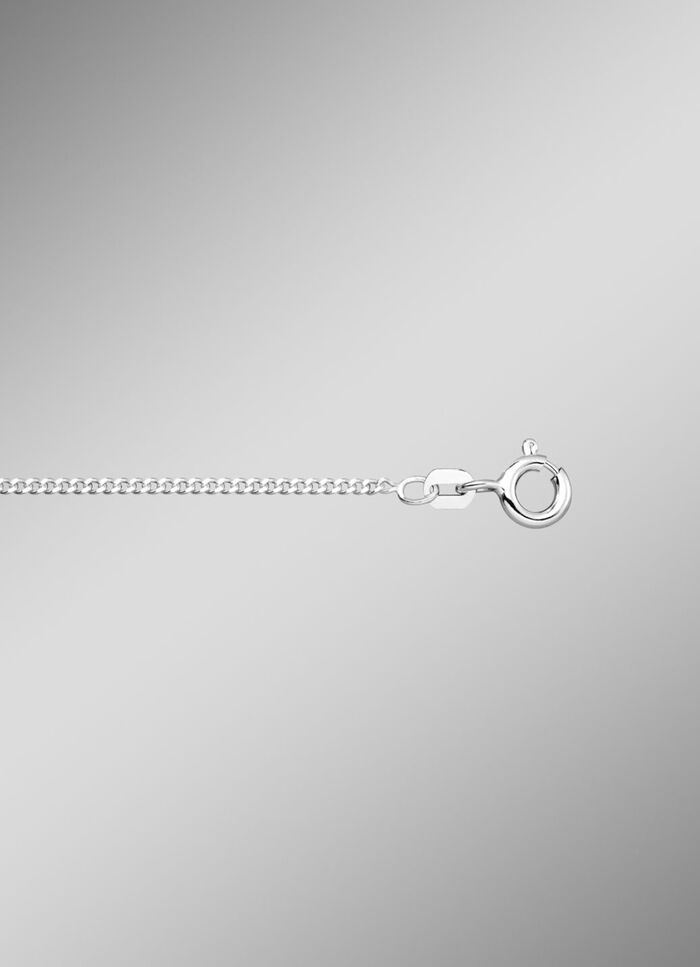Zilveren krulketting 