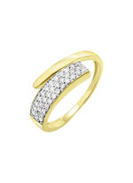 Elegante damesring met diamanten 