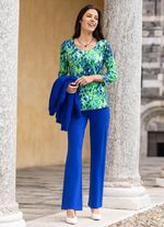 Jerseybroek met uitlopende enkels 