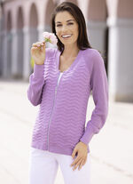 Cardigan met cloquéstructuur SERING