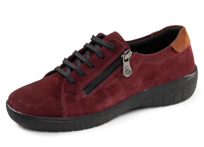 ELENA EDEN, comfortabele dames veterschoenen, breedte G, met uitneembaar voetbed 