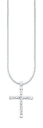 Opvallende kruishanger met koningsketting 