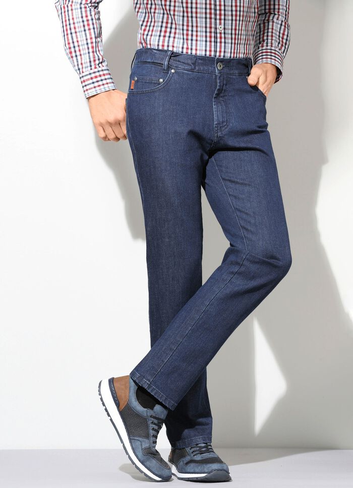 "Francesco Botti" jeans met comfortabele tailleband in 3 kleuren 