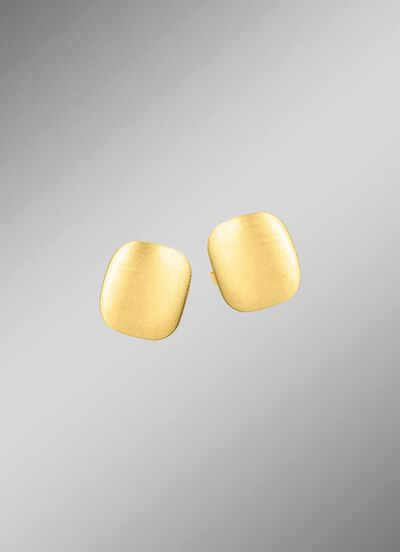 Oorbellen van satijngoud 