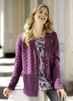 Cardigan met decoratieve structuur 