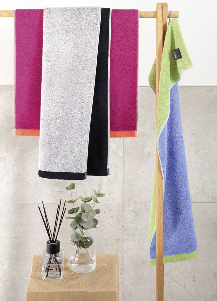 Omkeerbare badstofserie BLAUWE PISTACHE