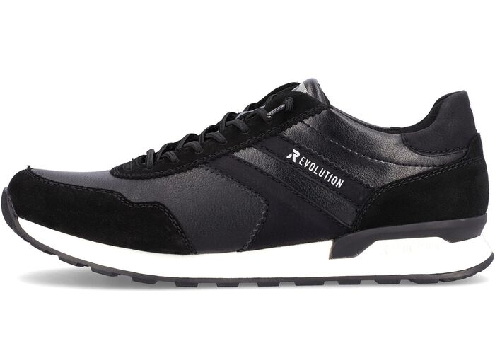 Sneakers met veters en uitneembaar voetbed van textiel 