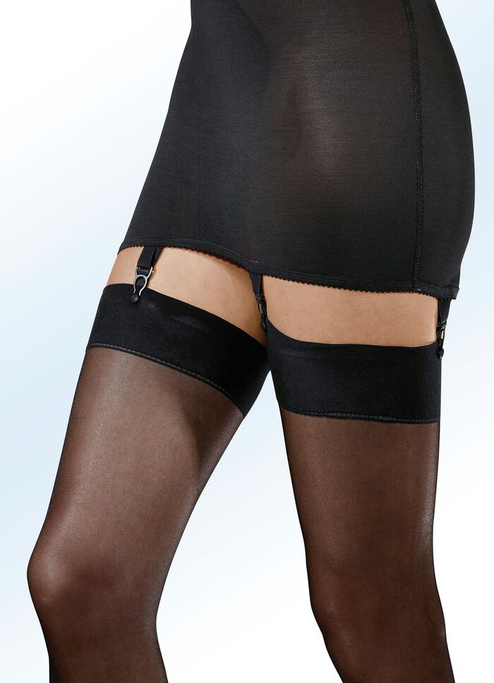 Set van drie paar fijne panty‘s, 20 denier ZWART