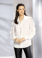Blouse met overhemdkraag 