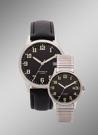 Populair para-kwarts herenhorloge 