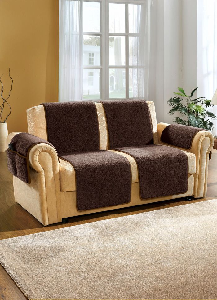 Natuurgetrouwe woonaccessoires van schapenwol DONKERBRUIN