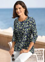 Overhemd met bloemdessin 