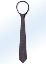 Stropdas met patroon in 3 kleuren BRUIN