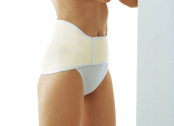 Rugverwarmer met klittenbandsluiting 