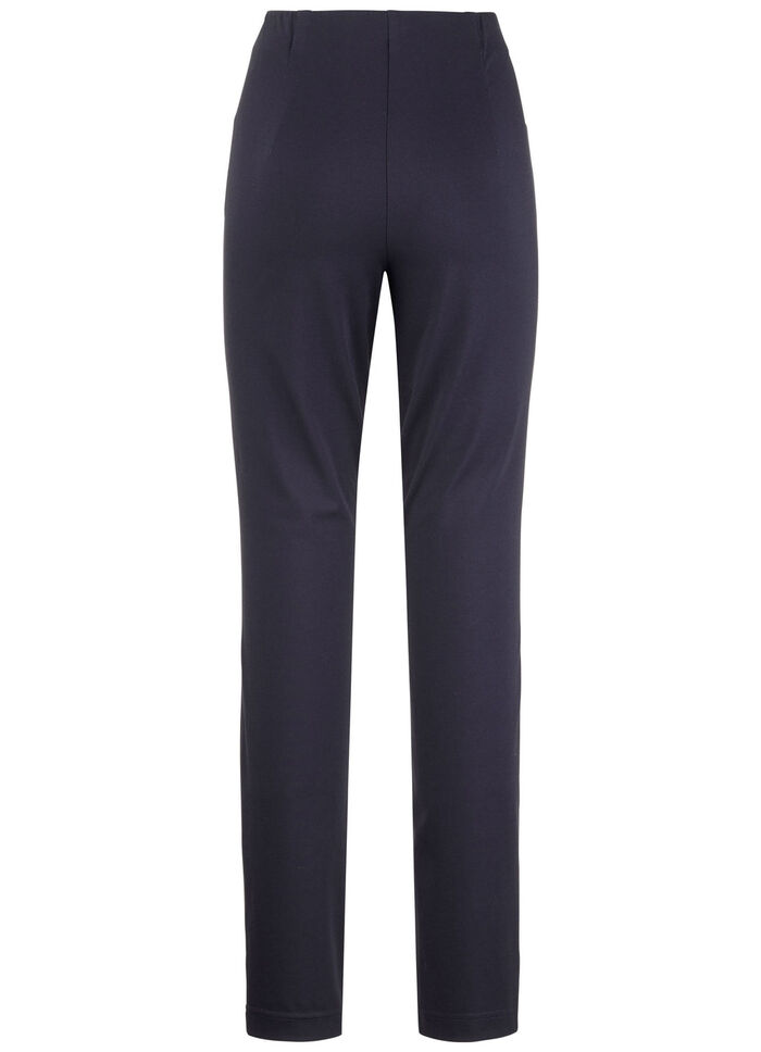 Broek met uitgesneden tailleband MARINE