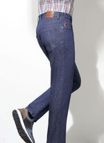 "Francesco Botti" jeans met comfortabele tailleband in 3 kleuren DUNKELJEANS