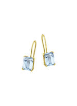 Magische oorhaken met blauwe topaas 