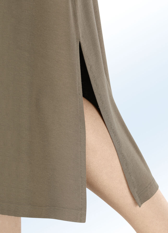 Rok met een interessante wikkellook KAKI