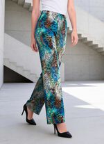 Broek met opvallend dessin 