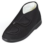 Comfortabele schoenen Gentle Walk met wolvoering ZWART