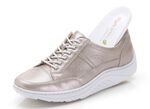 Waldl&auml;ufer, comfortabele dames veterschoenen, breedte H, zool met afrolfunctie CHAMPAGNE