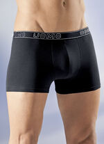 Set van vijf broeken, effen met elastische tailleband 