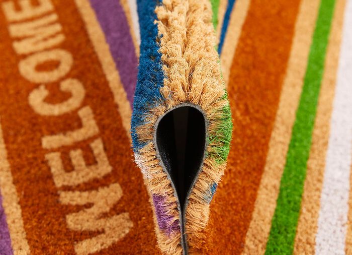 Deurmat van echte kokosvezels 