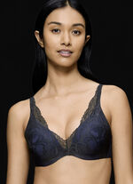 Triumph Body Make-Up Illusion kanten bh met flexibele, comfortabele beugels ZWART