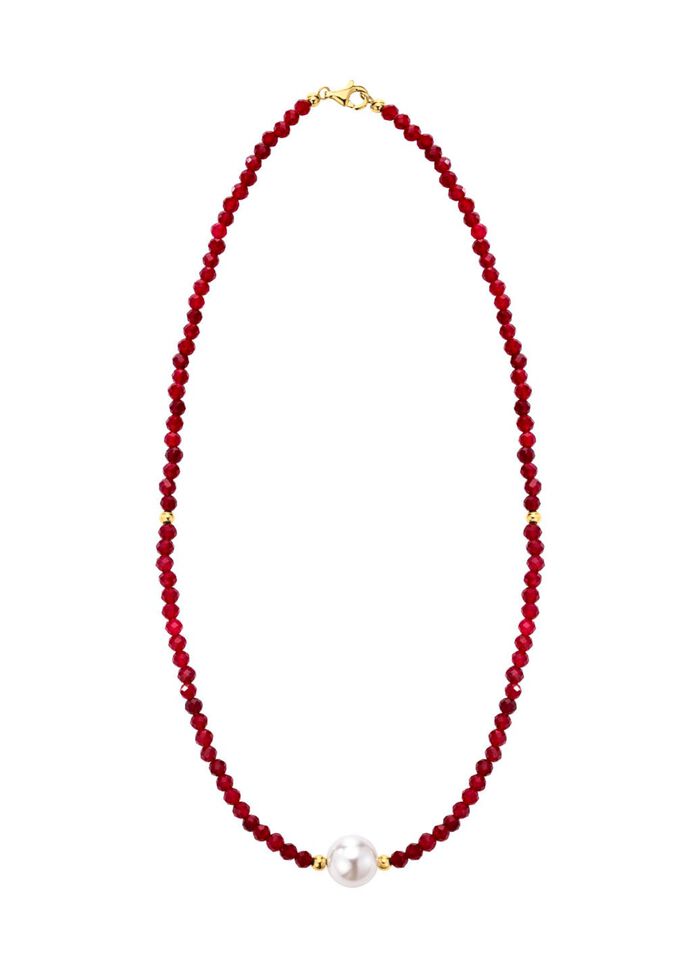 Ketting met schelpparel 