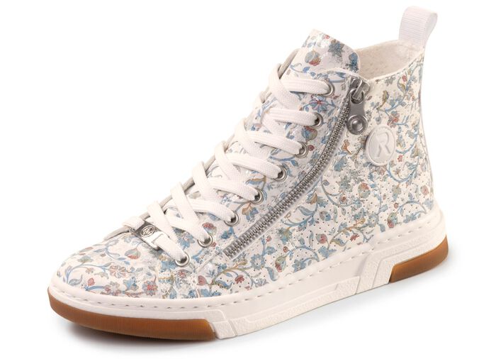 Rieker, modieuze dameslaarzen, breedte G, met uitneembaar voetbed 