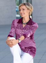 Poloshirt met 3/4-mouwen in 3 kleuren 