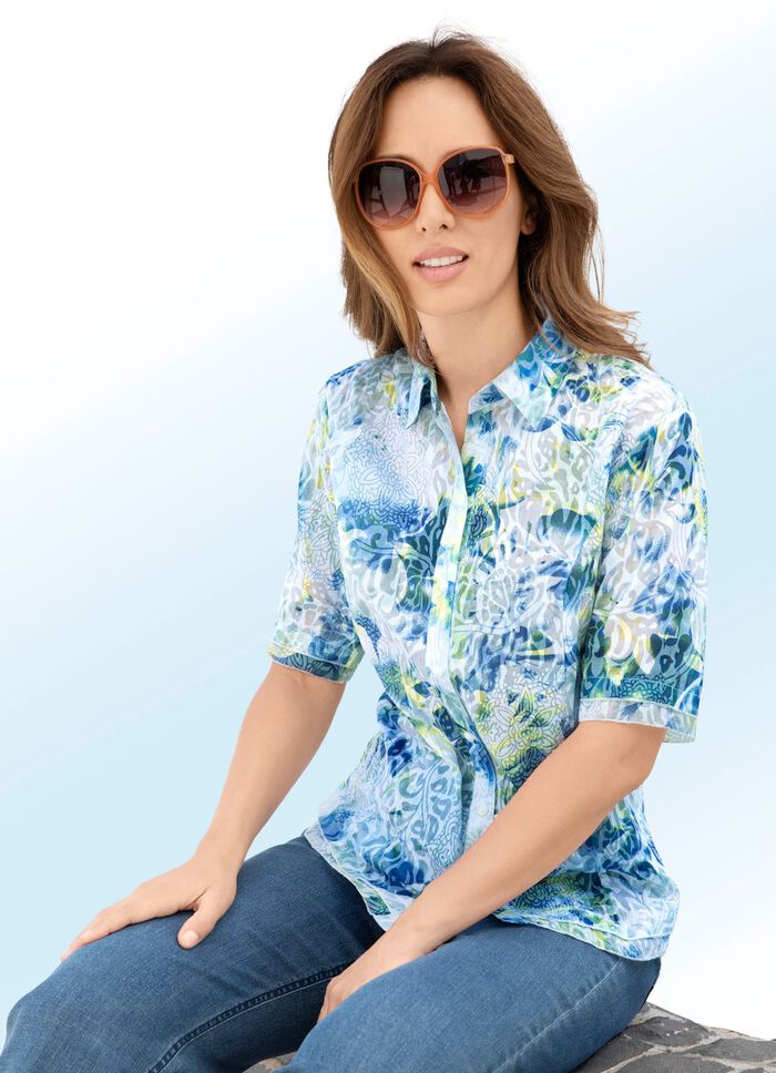 Fijn transparante blouse 