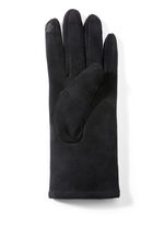 Handschoen met elegante, sprankelende glitterapplicaties SCHWARZ