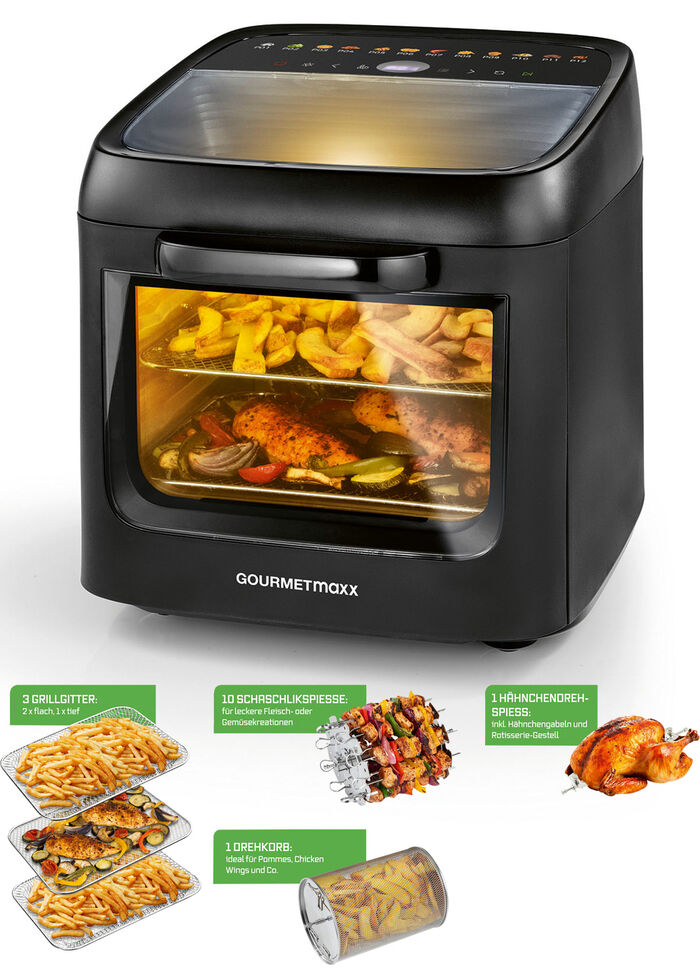 Oven, heteluchtoven en droogoven in &eacute;&eacute;n 