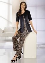 Lang shirt in 2-in-1-look 