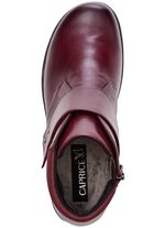 ELENA EDEN, ademende dameslaarzen, breedte H, met rits BORDEAUX