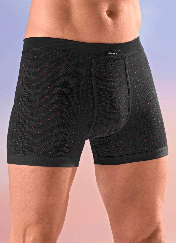 Set van vier onderbroeken met een all-over design 