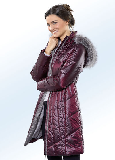 Korte jas met afneembare capuchon 