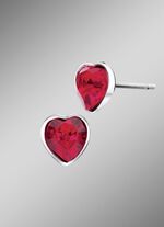 Hartvormige oorbellen met Swarovski&reg;-kristallen 