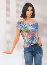 Aantrekkelijk shirt met overlappende schouders 