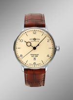 Herenhorloge Zeppelin 8042-5 met Zwitsers uurwerk 