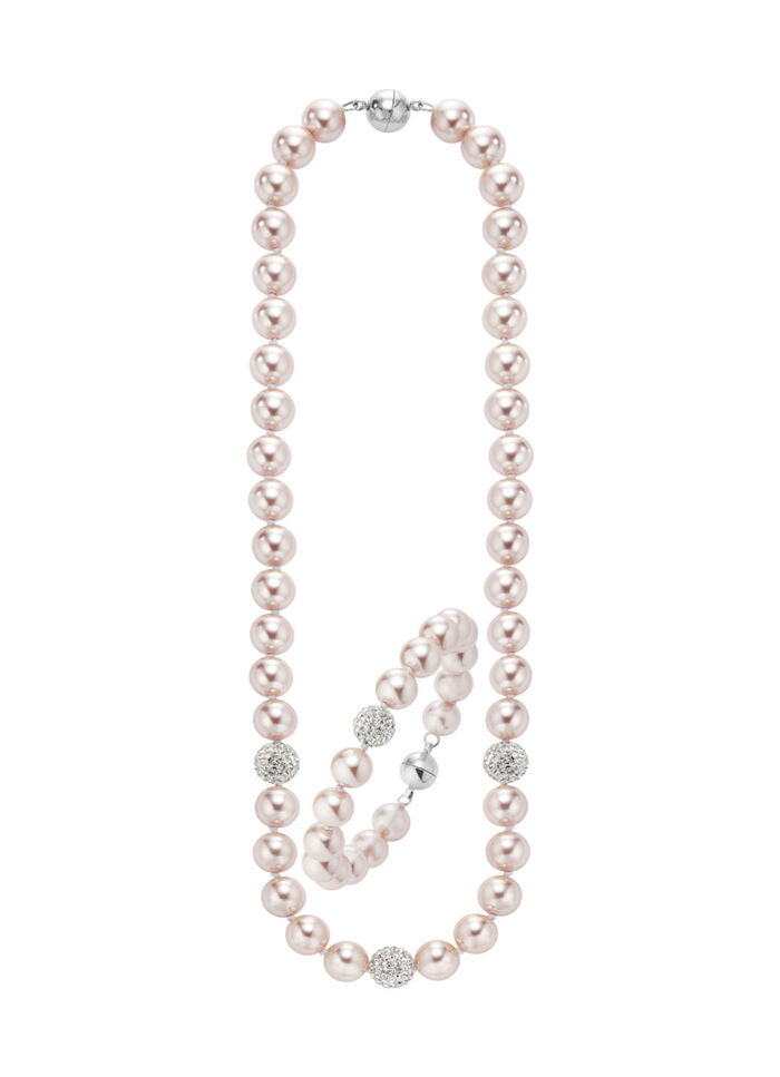 Prachtig glinsterende sieradenset van 2 stuks ROSÉ