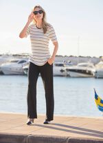 Shirt met gestreept patroon 