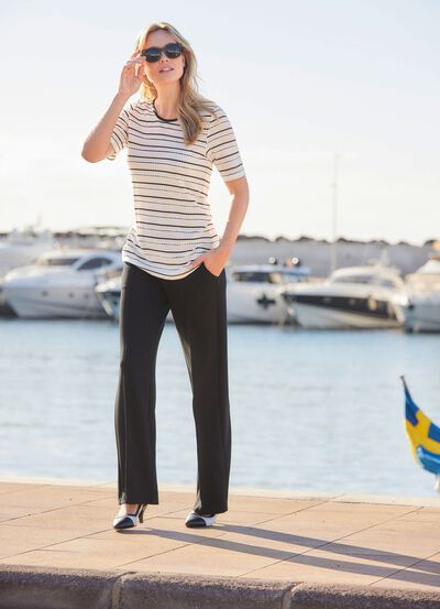 Shirt met gestreept patroon 