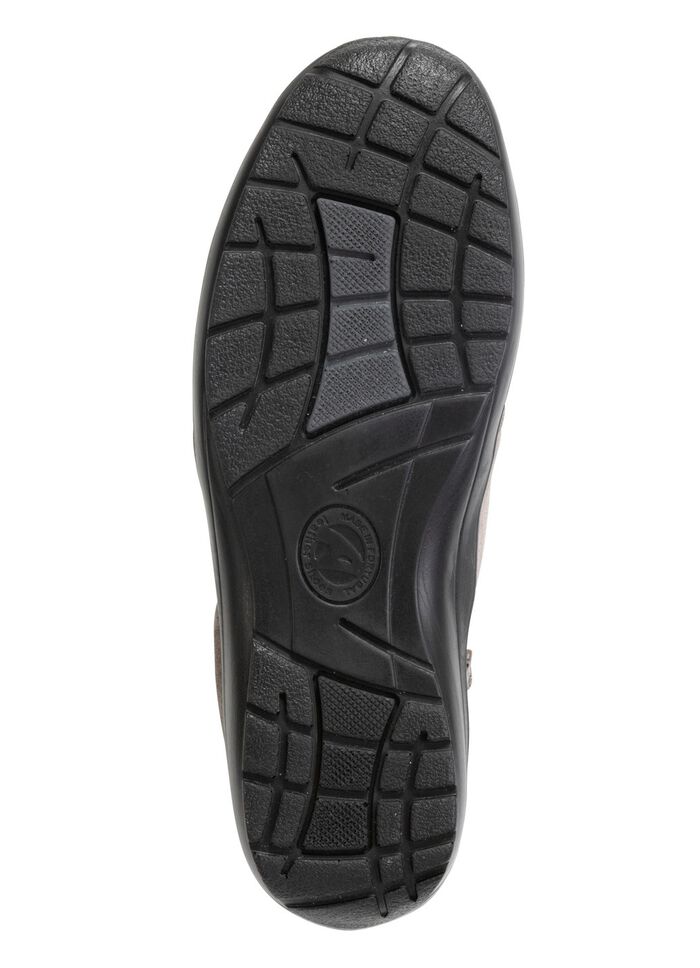 ELENA EDEN, comfortabele dameslaarzen, breedte H, met uitneembaar voetbed GRIJS