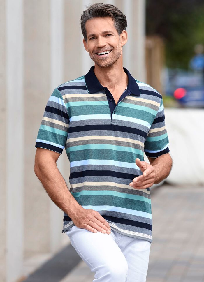 poloshirt met knoopsluiting 