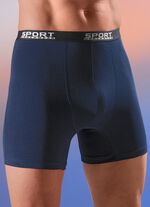 Vierpack boxershorts met elastische tailleband 