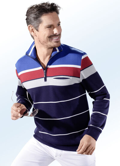 Sweatshirt met borstzak 