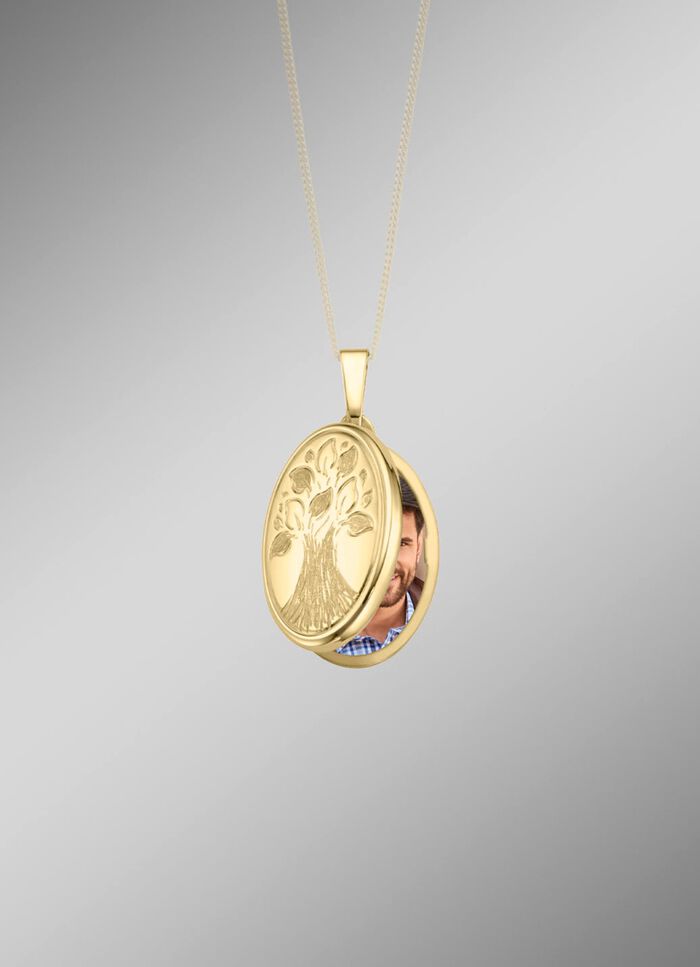 Openingsmedaillon met levensboommotief 