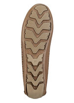 Gemini pantoffels van schaduwrijk nappaleer COGNAC
